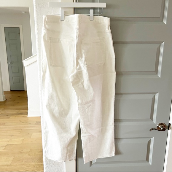 NWT Madewell The Perfect Vintage Wide-Leg Jean Tile White Patch Pocket Edition - Picture 4 of 6